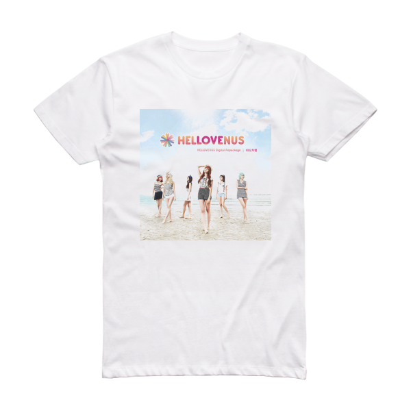 Hello Venus Like A Wave Album Cover T-Shirt White