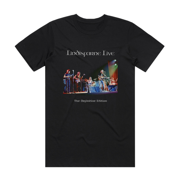 Lindisfarne Lindisfarne Live Album Cover T-Shirt Black