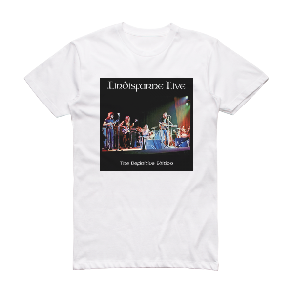 Lindisfarne Lindisfarne Live Album Cover T-Shirt White