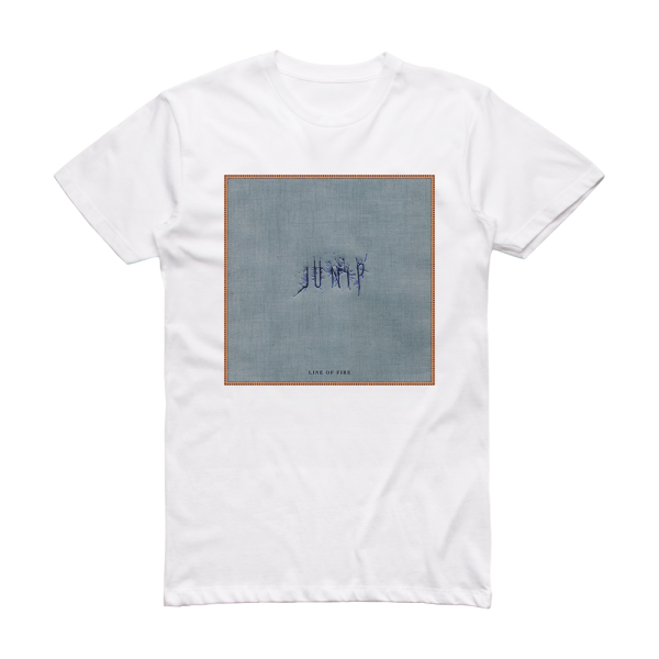 Junip Line Of Fire Album Cover T-Shirt White