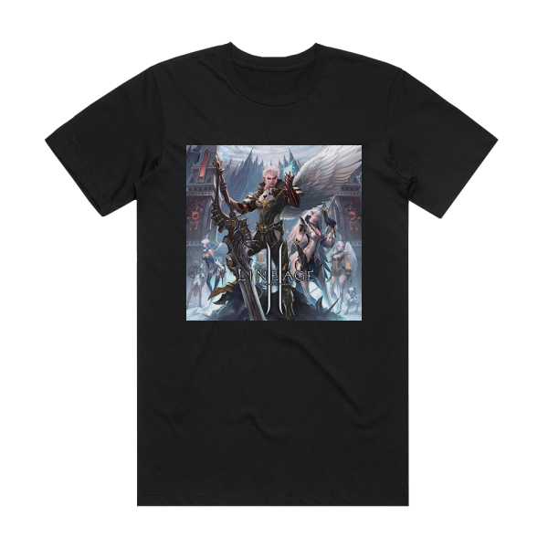 Bill Brown Lineage Ii The Chaotic Throne Album Cover T-Shirt Black