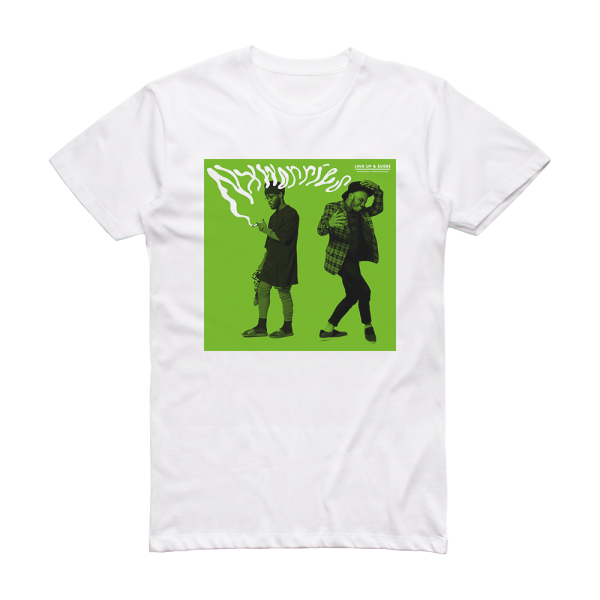 NxWorries Link Up Suede Album Cover T-Shirt White