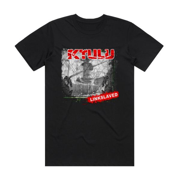 Ktulu Linkslaved Album Cover T-Shirt Black
