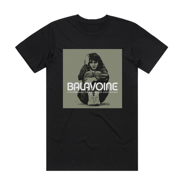 Daniel Balavoine Lintgrale Des Albums Originaux Album Cover T-Shirt Black