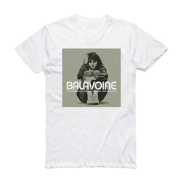 Daniel Balavoine Lintgrale Des Albums Originaux Album Cover T-Shirt White