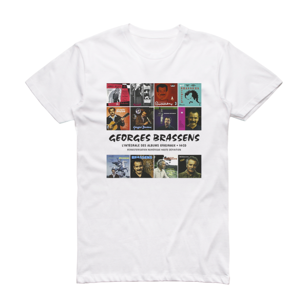 Georges Brassens Lintgrale Des Albums Studio Disc 9 N9 Les Trompettes De La  Album Cover T-Shirt White
