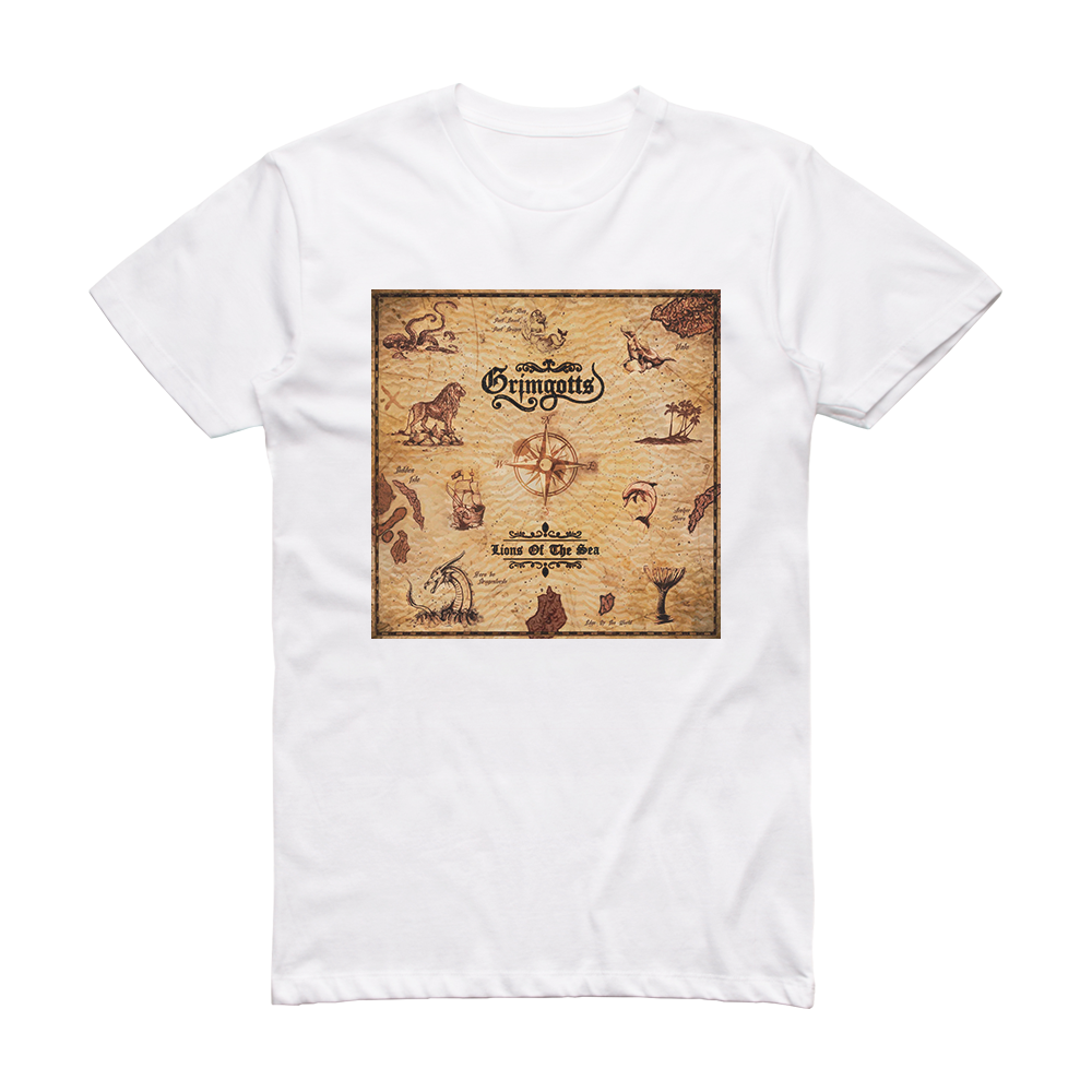 Grimgotts Lions Of The Sea Album Cover T-Shirt White – ALBUM COVER T-SHIRTS