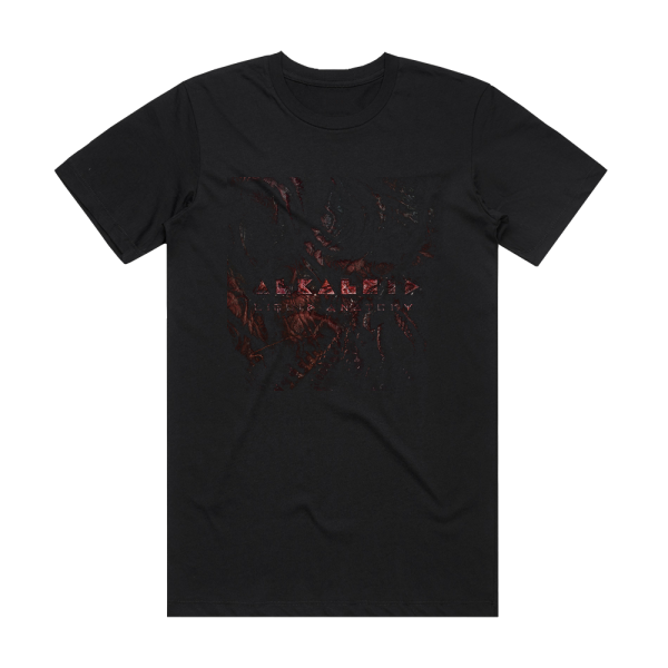 Alkaloid Liquid Anatomy Album Cover T-Shirt Black