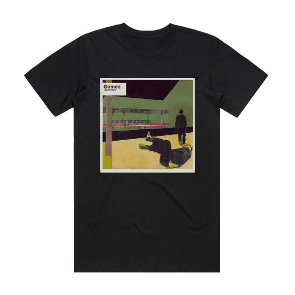 Gomez Liquid Skin Album Cover T-Shirt Black