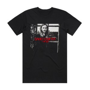 David Guetta Listen Album Cover T-Shirt Black