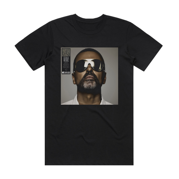 George Michael Listen Without Prejudice Volume 1 2 Album Cover T-Shirt Black