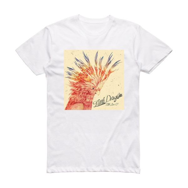 Little Dragon Little Man Ep Album Cover T-Shirt White