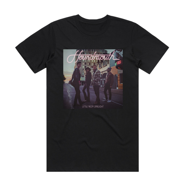 Houndmouth Little Neon Limelight Album Cover T-Shirt Black