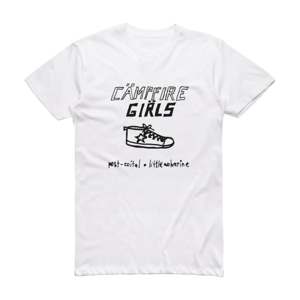 Campfire Girls Little Wolverine Post Coital Album Cover T-Shirt White