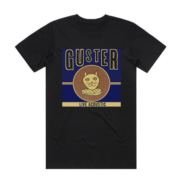 Guster Live Acoustic Album Cover T-Shirt Black