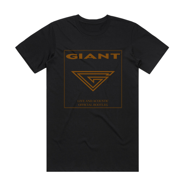 Giant Live Acoustic  Official Bootleg Album Cover T-Shirt Black