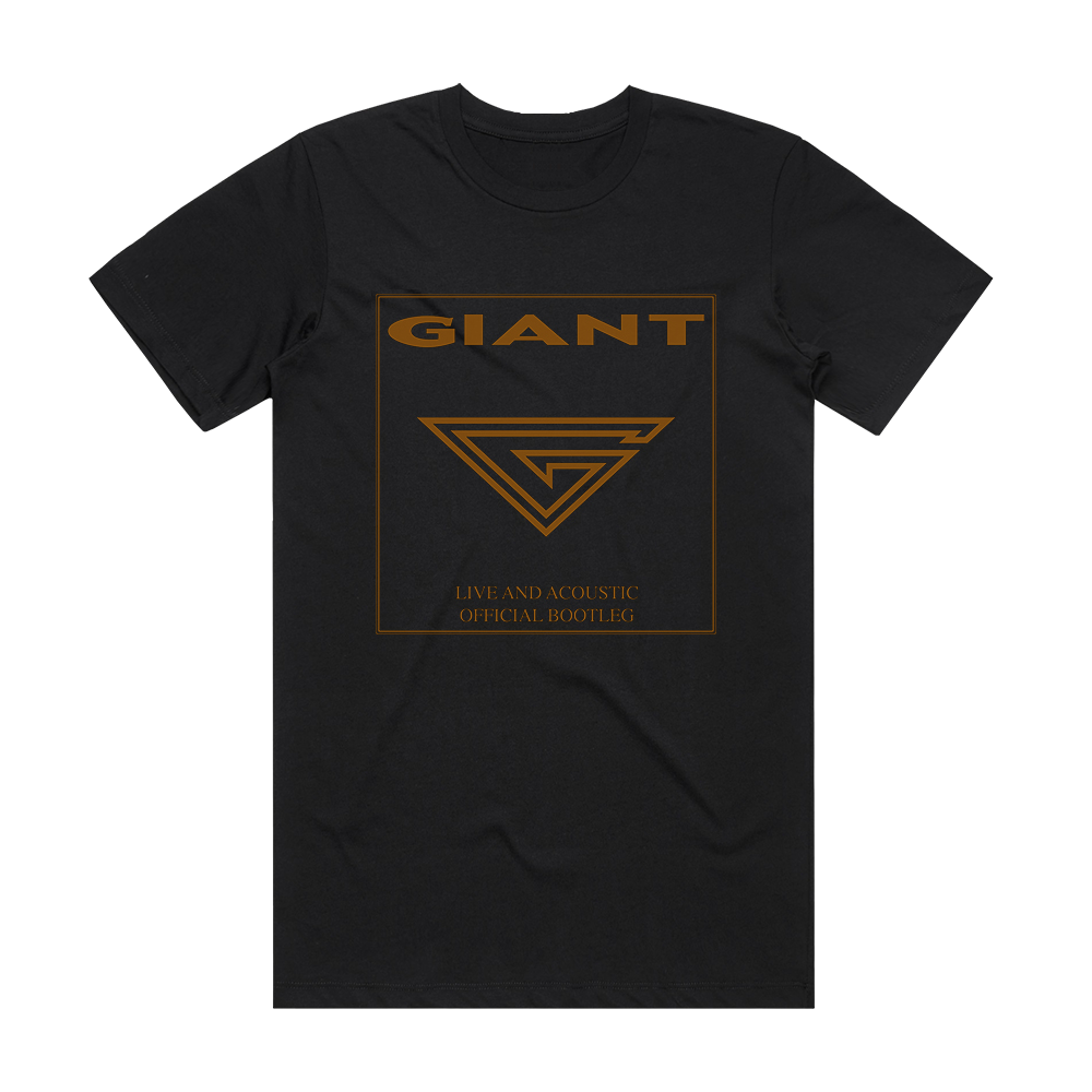 Giant Live Acoustic Official Bootleg Album Cover T-Shirt Black