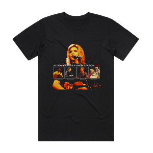 Alison Krauss and Union Station Live Album Cover T-Shirt Black