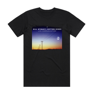 Bill Wyman Rhythm Kings Live Album Cover T-Shirt Black