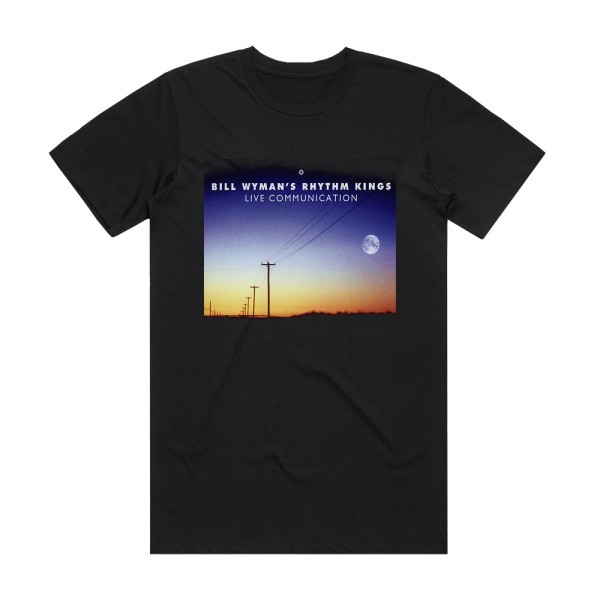 Bill Wyman Rhythm Kings Live Album Cover T-Shirt Black