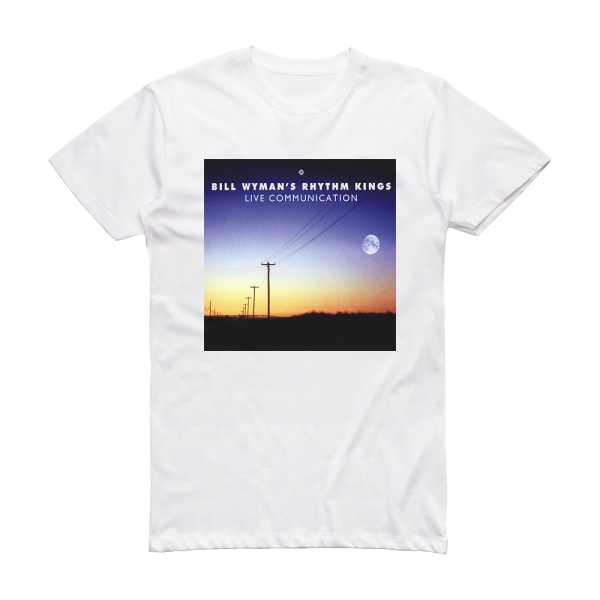 Bill Wyman Rhythm Kings Live Album Cover T-Shirt White