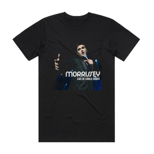 Morrissey Live At Earls Court Album Cover T-Shirt Black
