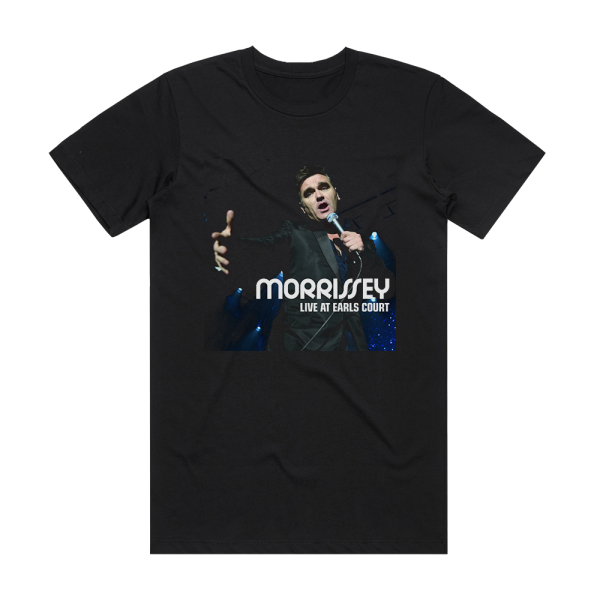 Morrissey Live At Earls Court Album Cover T-Shirt Black