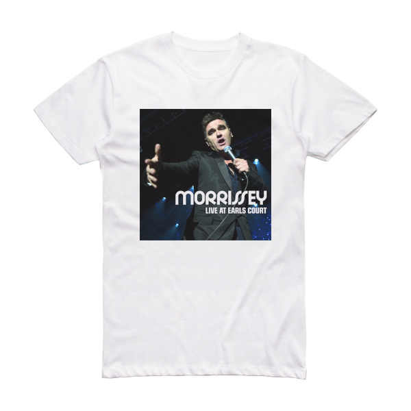 Morrissey Live At Earls Court Album Cover T-Shirt White