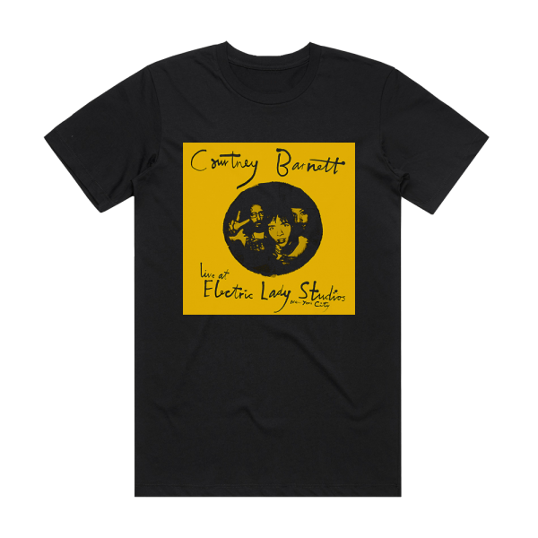 Courtney Barnett Live At Electric Lady Studios Album Cover T-Shirt Black