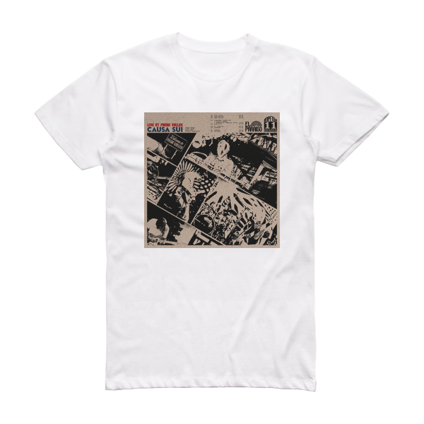 Causa Sui Live At Freak Valley Album Cover T-Shirt White