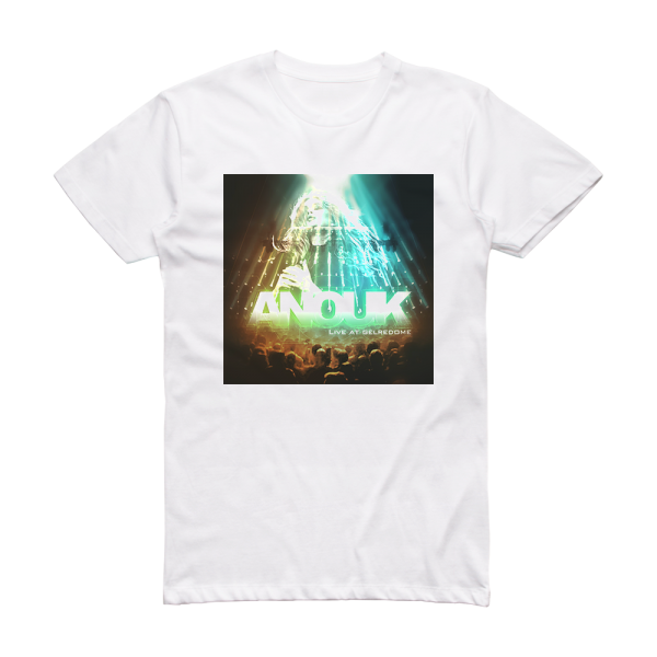 Anouk Live At Gelredome Album Cover T-Shirt White