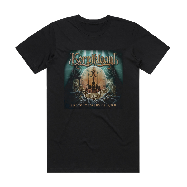 Korpiklaani Live At Masters Of Rock Album Cover T-Shirt Black