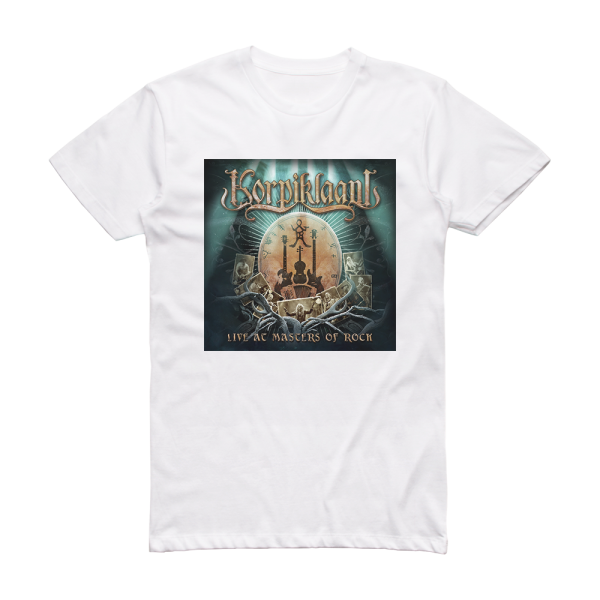 Korpiklaani Live At Masters Of Rock Album Cover T-Shirt White