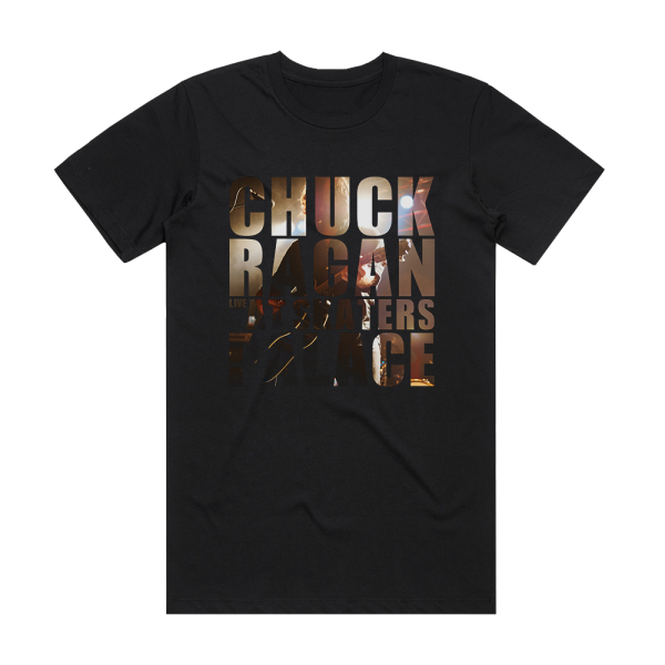 Chuck Ragan Live At Skaters Palace Album Cover T-Shirt Black