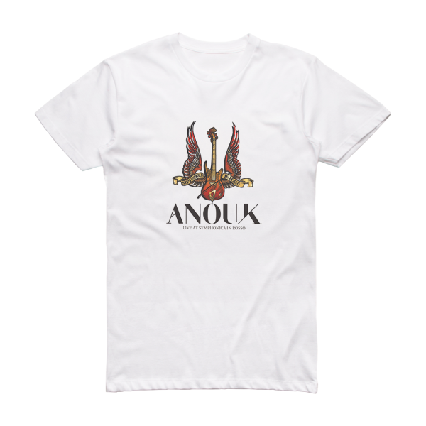 Anouk Live At Symphonica In Rosso Album Cover T-Shirt White