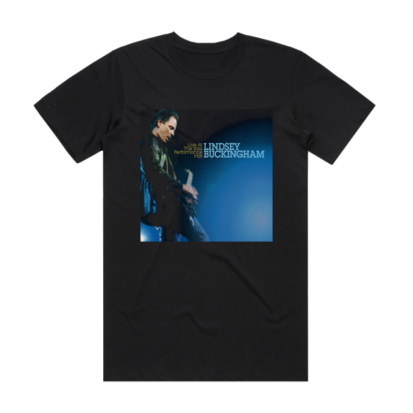 Lindsey Buckingham Live At The Bass Performance Hall Album Cover T-Shirt Black