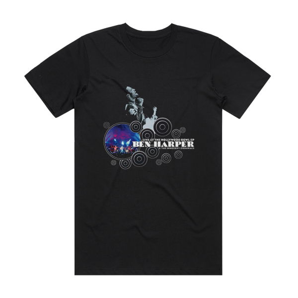 Ben Harper Live At The Hollywood Bowl Album Cover T-Shirt Black