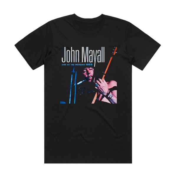 John Mayall Live At The Marquee Album Cover T-Shirt Black