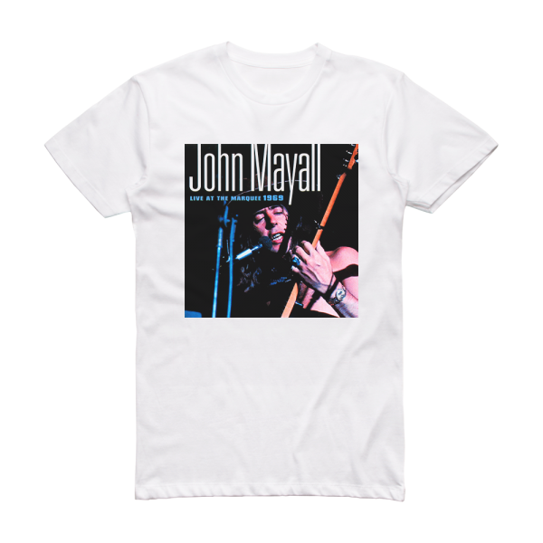 John Mayall Live At The Marquee Album Cover T-Shirt White