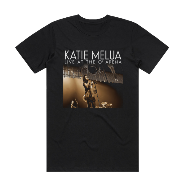 Katie Melua Live At The O Arena Album Cover T-Shirt Black