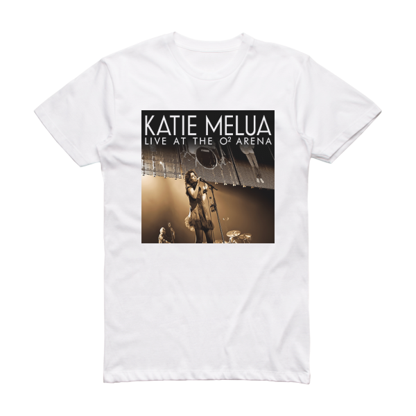 Katie Melua Live At The O Arena Album Cover T-Shirt White