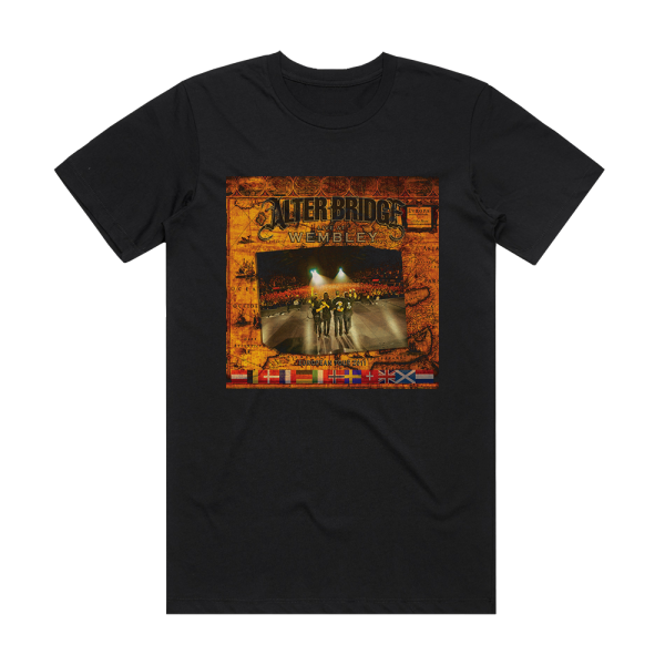 Alter Bridge Live At Wembley Album Cover T-Shirt Black