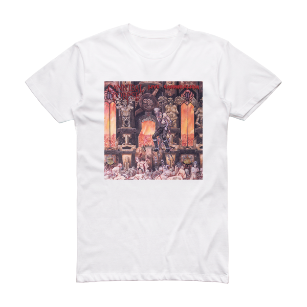 Cannibal Corpse Live Cannibalism Album Cover T-Shirt White – ALBUM ...