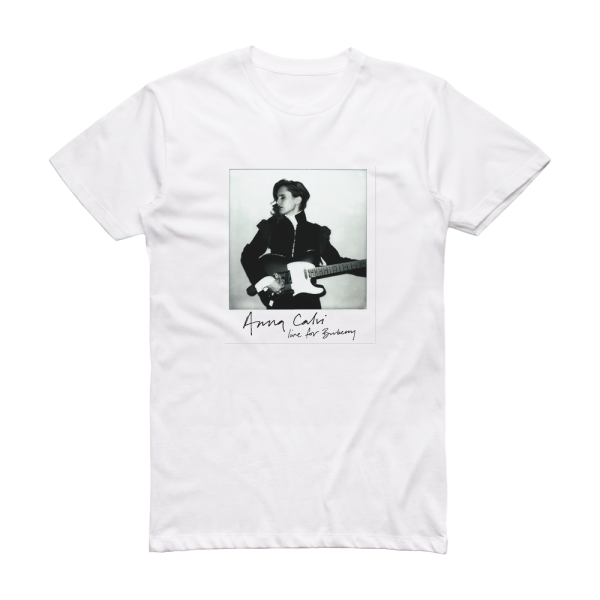 Anna Calvi Live For Burberry Album Cover T-Shirt White