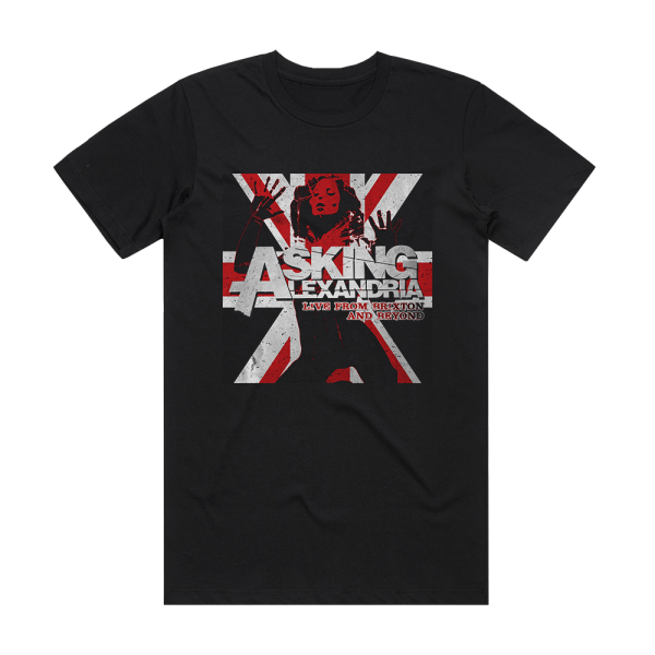 Asking Alexandria Live From Brixton Beyond Album Cover T-Shirt Black