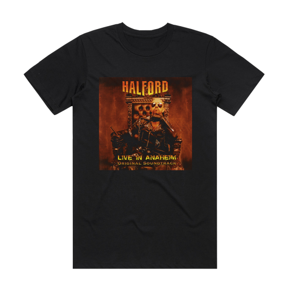 Halford Live In Anaheim Album Cover T-Shirt Black