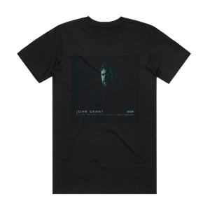 John Grant Live In Concert Album Cover T-Shirt Black