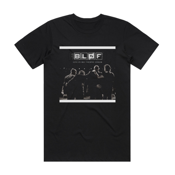 BLØF Live In Het Nieuwe Luxor Album Cover T-Shirt Black