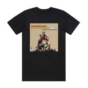 Bauchklang Live In Mumbai Album Cover T-Shirt Black
