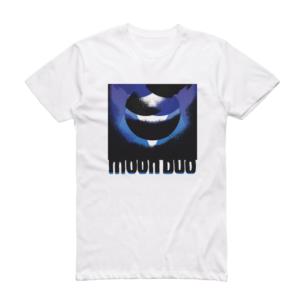 Moon Duo Live In Ravenna Album Cover T-Shirt White